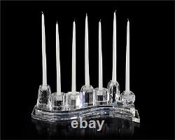 $1,066 John Richard Landscape of Glass Designer Chrystal Candleholder 21