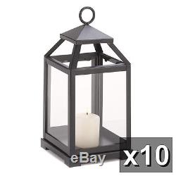 10 Black Lantern Candle Holder Candleholder Wedding Centerpieces