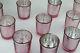 10 Pieces Rose Pink Mercury Tea Light Candle Holders Wedding Decor