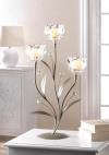 10 Set Crystal Flower Triple Candle Holder Wedding Centerpieces Decor10017423