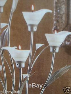 10 Silver Candelabra Extra Large White Candle Holder Tall Wedding Centerpieces