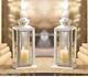 10 White 8 Tall Candle Holder Lantern Lamp Terrace Wedding Table Centerpieces