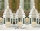 10 White Moroccan 12 Shabby Candle Holder Lantern Lamp Wedding Table Decoration