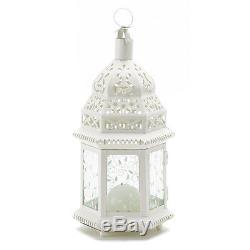 10 White Moroccan Style Candle Holder Lantern Wedding Centerpiece Decor38465