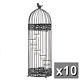 10 Bulk Lot Large Tall Chic Bird Cage Shabby Candle Holder Wedding Centerpiece