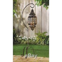 10 hanging Moroccan Lantern Candle holder wedding centerpiece floor stand hook L