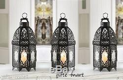 10 moroccan lace 12 tall Candle holder Lantern light wedding table centerpiece