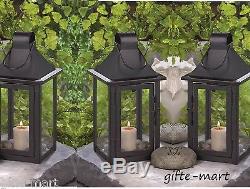10 small black 9 malta Candle holder Lantern light wedding table centerpieces