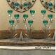 10 Turquoise Teal Blue Peacock 18 Candelabra Candle Holder Wedding Centerpiece