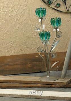 10 turquoise teal blue peacock 18 candelabra candle holder wedding centerpiece