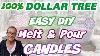 100 Dollar Tree Easy Diy Melt U0026 Pour Candles Diy Scented Candles