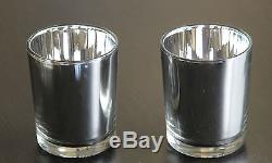 100 silver glass anniversary wedding decoration tealight candle holder BULK BUY