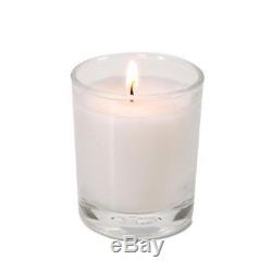 108 Clear 6cm Glass Wedding Ceremony Votive Candle Holder White Wax Set Candle