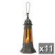 11 Bulk Large Tall Amber Moroccan Candle Holder Lantern Lamp Wedding New