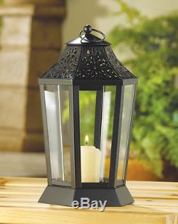 12 BLACK moroccan bird cage Candle holder 10 lantern wedding table centerpiece