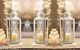 12 White 8 Tall Candle Holder Lantern Lamp Terrace Wedding Table Centerpiece