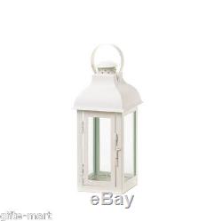 12 matte White 13 Candle holder Lantern Lamp light wedding table centerpiece L