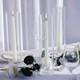 12pcs Hurricane Glass Candle Holders, Bottomless Glass Hurricane Candle Holde