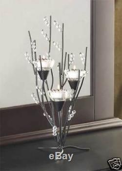 14 ICICLE crystal Ice Winter Tree Candelabra Candle holder table centerpiece