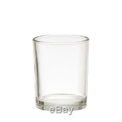 144 Clear glass votive tealight candle holder favor wholesale resell BULK BUY