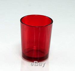 144 Red glass table tealight candle holder decoration wedding event bulk 6.5cm