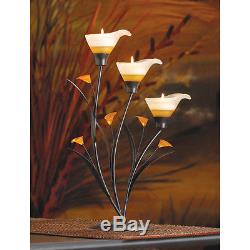 15 Amber Lilies Tealight Candle Holder Wedding Event Centerpieces New38947
