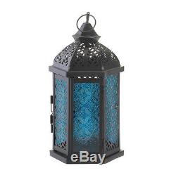 15 Blue Cove Azure Candle Holder Lantern Table Wedding Centerpieces10016070