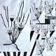 15 Crystal Candelabra Black Candle Holder Wedding Centerpieces