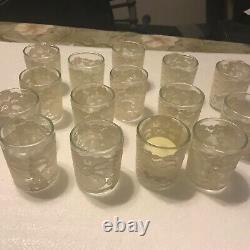 15 Handmade Lace Covered Glass Votive Candle Holders