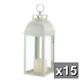 15 Ivory Lantern Large Candle Holder Wedding Centerpieces