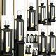 15 Lantern Black Candle Holder Wedding Centerpieces- Set
