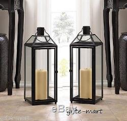 15 Large Black 21 Tall Malta Candle holder Lantern wedding table centerpiece