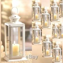 15 Lot Starry Cutout Lantern 8 Small White Candle Holder Wedding Centerpieces