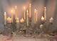 15 Vintage Elegant Cut Crystal Glass Candle Candlestick Holders Lot Wedding
