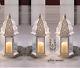 15 Bulk Lot White Moroccan 12 Shabby Candle Holder Lantern Wedding Centerpiece