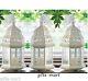 15 Large 15 Tall White Moroccan Candle Holder Lantern Wedding Table Centerpiece