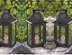 15 Small Black 9 Malta Candle Holder Lantern Floral Wedding Table Centerpieces