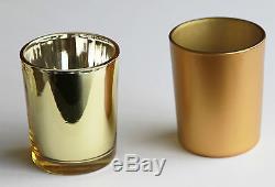 150 Gold Tealight Candle Holder Wedding Anniversary Xmas Table Room Decor BULK