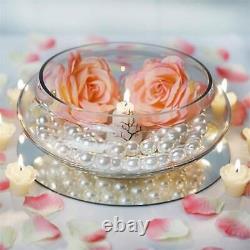 16 pcs 10 wide GLASS Candle Holder BOWLS Wedding Party Centerpieces Home Decor