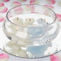 16 pcs 7 wide GLASS Candle Holder BOWLS Wedding Party Centerpieces Home Decor