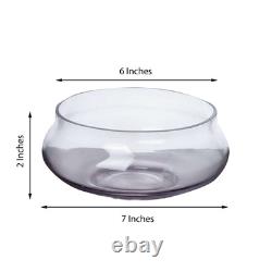 16 pcs 7 wide GLASS Candle Holder BOWLS Wedding Party Centerpieces Home Decor