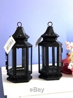 18 Black Lantern Small Candle Holder Wedding Centerpieces