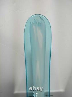 18 Vintage L E Smith Swung Glass / Taper Candle Holder/teal & White Stripe
