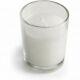 192 Bulk Wedding Bomboniere Table Candle In Glass Holder White Wax 6cm 10+hour