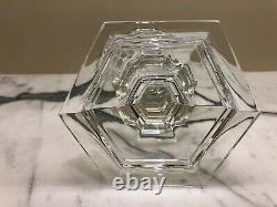 $1k+ Baccarat Harcourt Our Fire Candlestick Holder Votive Philippe Starck Silver