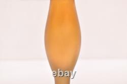 2 Carl Radke Phoenix Studios Art glass candle holders Iridescent Candlesticks