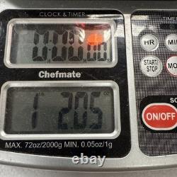 2 Hand-blown Murano Red Glass Candlestick Holders with Clear Base Made In Italy