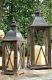 2 Lanterns Metal Wood Glass Park Hill Collection Wedding Candle Holder