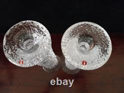 2 Large 8-Ring Vintage Iittala Festivo Candle Holders by Timo Sarpaneva