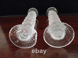 2 Large 8-Ring Vintage Iittala Festivo Candle Holders by Timo Sarpaneva
